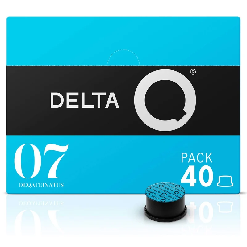 Delta Q deQafeinatus Decaf Coffee Capsules 40 Pack