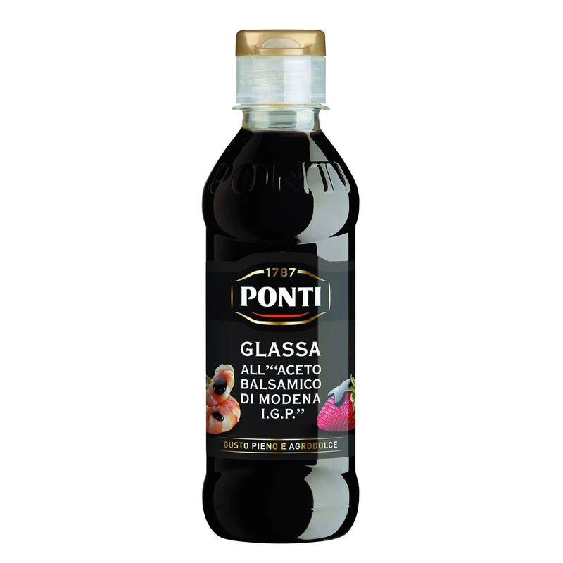 Ponti Balsamic Glaze with Balsamic Vinegar of Modena PGI 250ml
