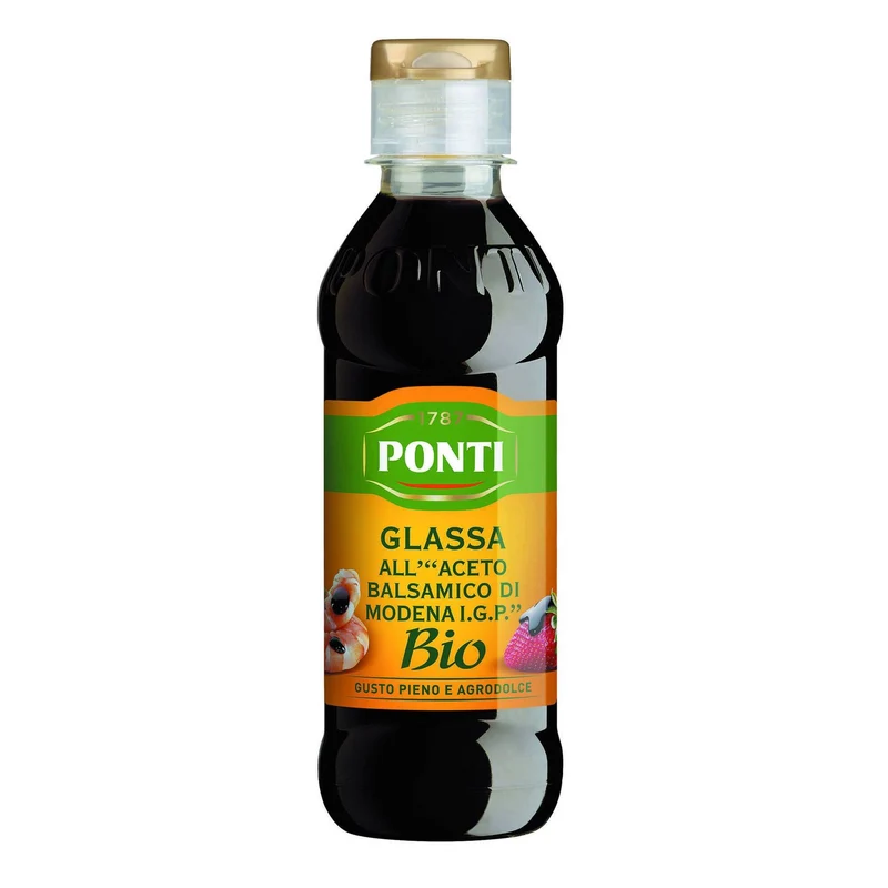 Ponti Balsamic Glaze with Balsamic Vinegar of Modena PGI 250g