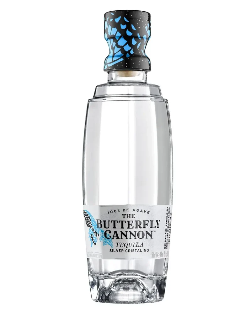 The Butterfly Cannon Cristalino Blanco Tequila, 50 cl
