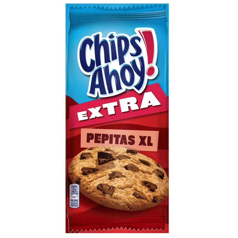 Chips Ahoy Extra XL Chocolate Chip Cookies 184g