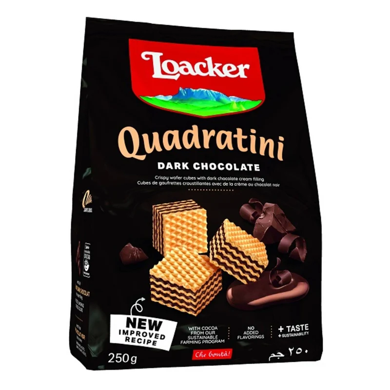 Loacker Quadratini Dark Chocolate 250g