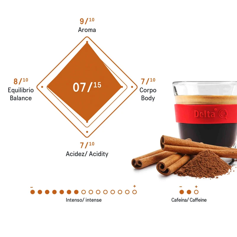 Delta Q Qanela Cinnamon Coffee Capsules 10 Pack