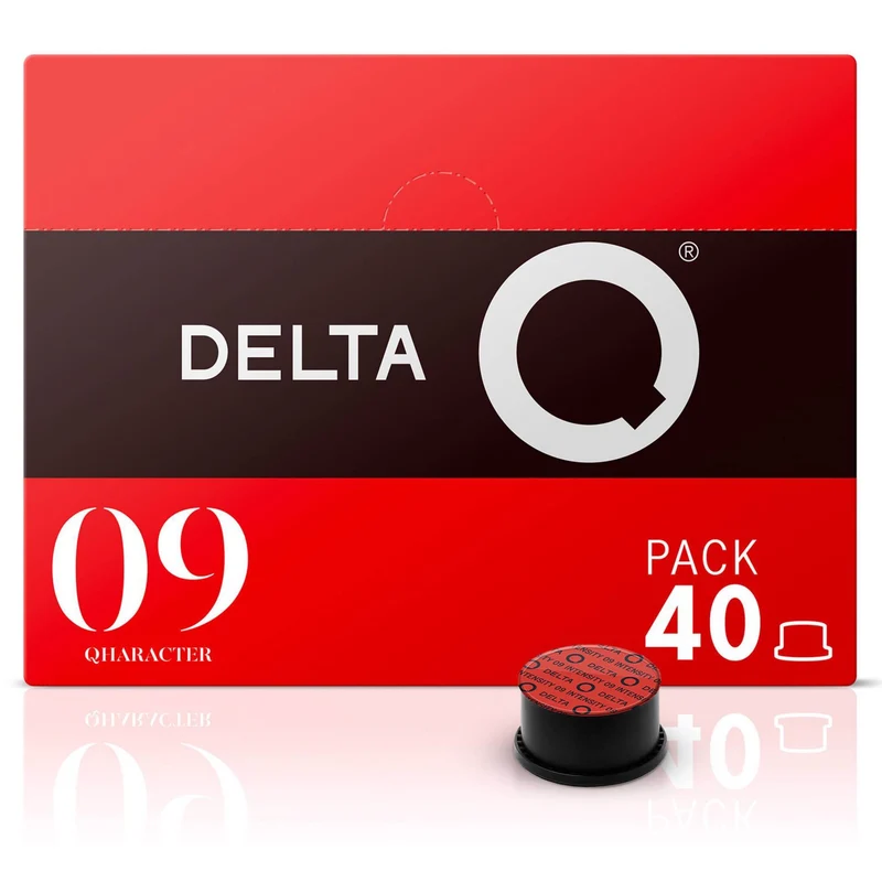 Delta Q Qharacter Coffee Capsules Intensity 9 40 Pack