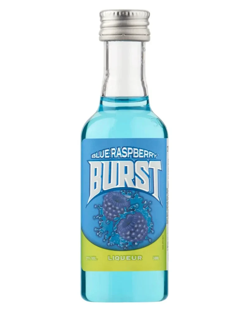 Burst Blue Raspberry Liqueur Miniature, 5 cl