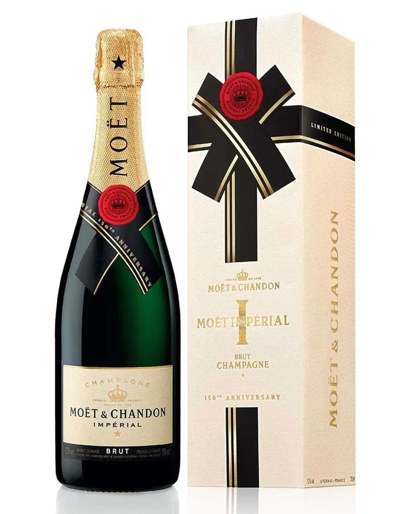 Moët & Chandon Brut Imperial NV 150th Anniversary Box, 75 cl