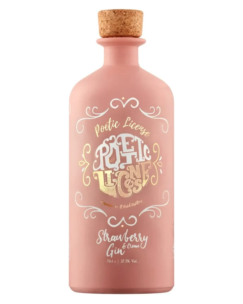Poetic License Strawberry & Cream Picnic Gin, 70 cl