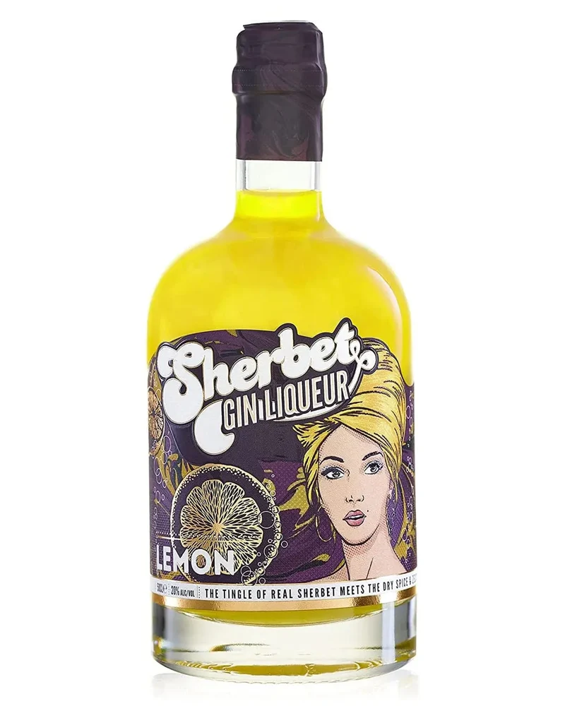 Lemon Sherbet Gin Liquer, 50 cl