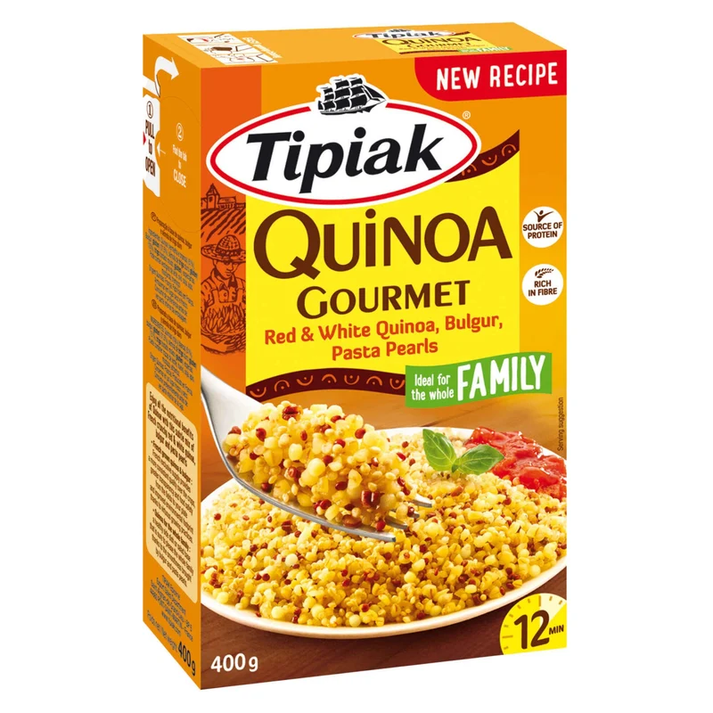 Tipiak Gourmet Quinoa Bulgur and Pasta 400g