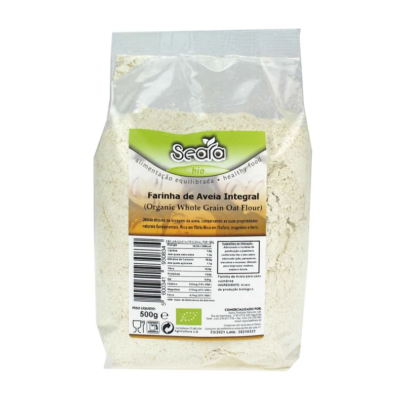 Seara Organic Oat Flour 500g