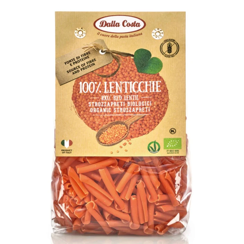 Dalla Costa Red Lentil Penne 250g