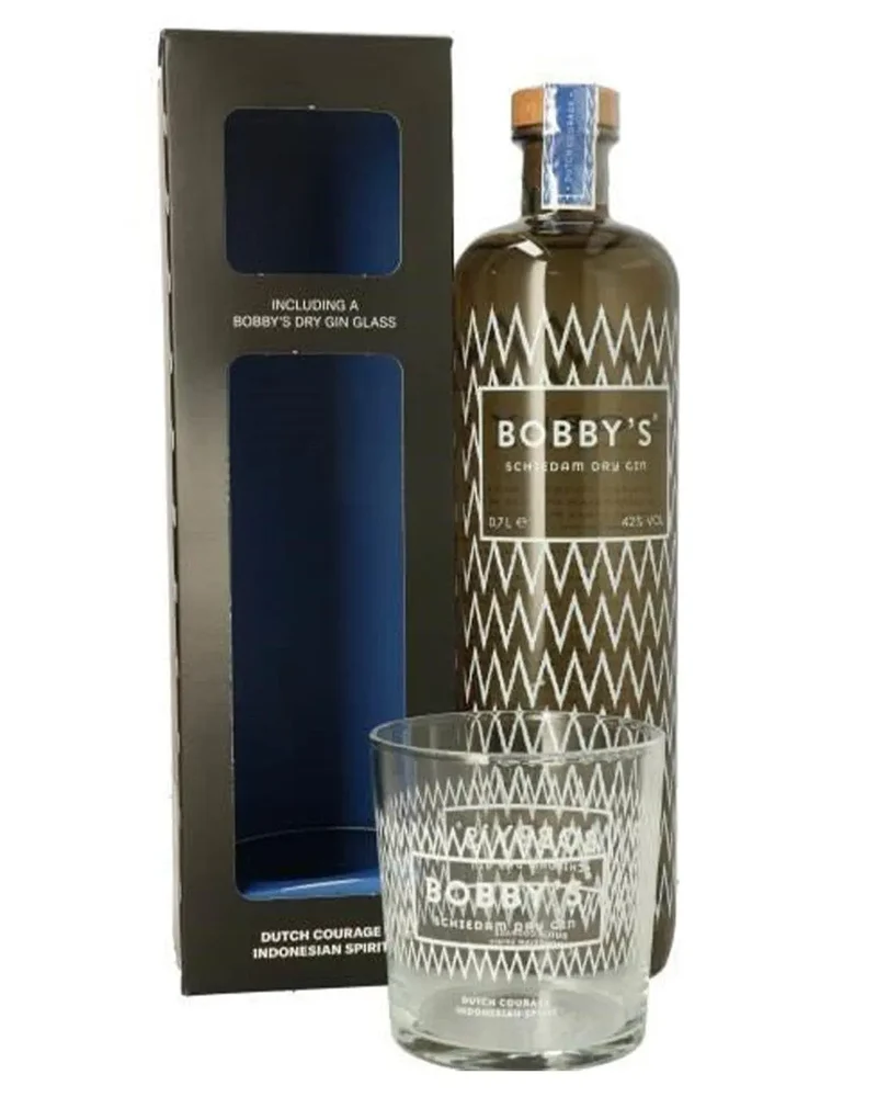 Bobby's Gin With Glass Gift Set, 70 cl