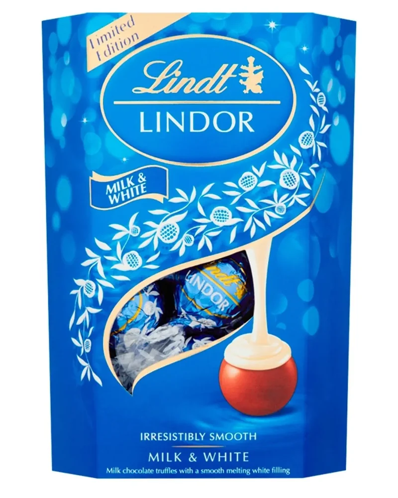 Lindt Lindor Milk Chocolate Truffles Carton, 200 g