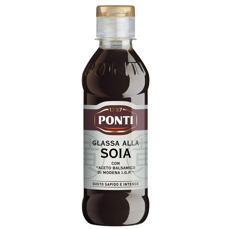 Ponti Balsamic Glaze with Soy Sauce 250ml