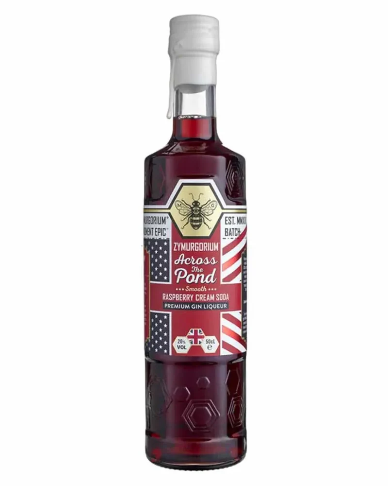 Zymurgorium Across the Pond Smooth Raspberry Cream Soda Gin Liqueur, 50 cl