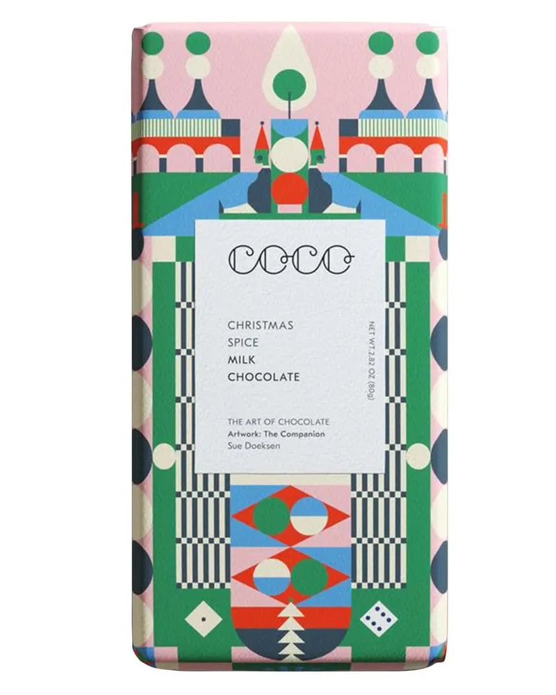 COCO Christmas Spice Chocolate Bar, 80 g