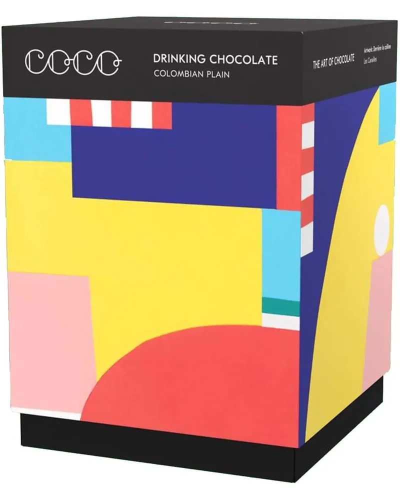 COCO Colombian Plain Dark Drinking Chocolate, 250 g