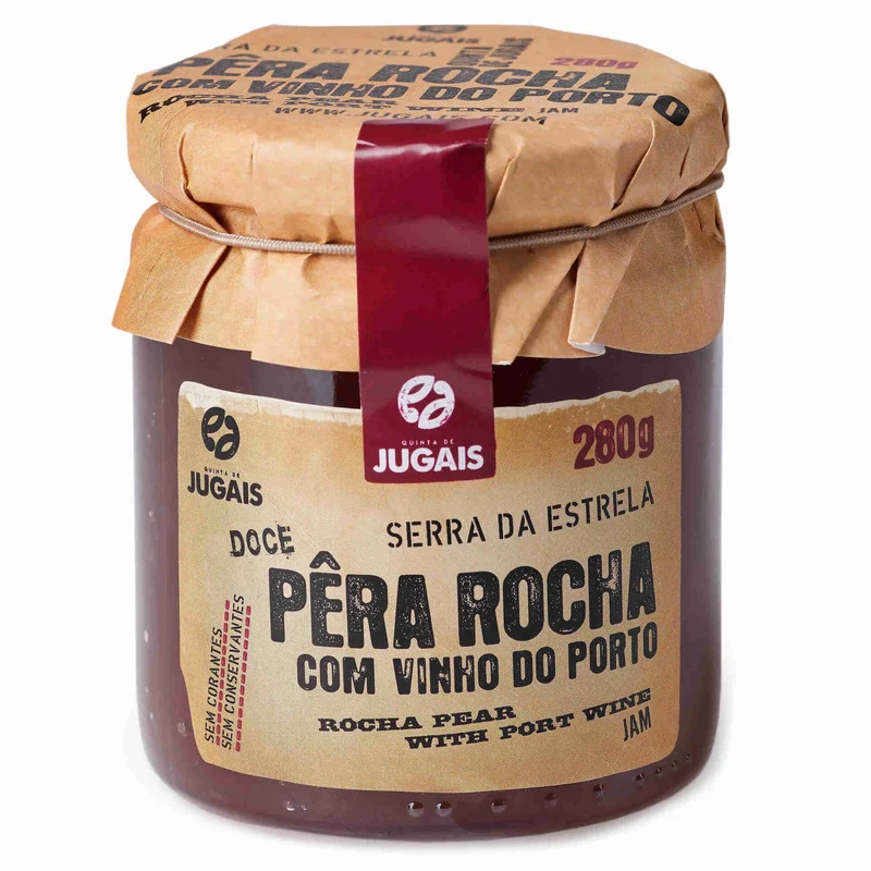 Quinta de Jugais Rocha Pear with Port Wine Preserve 280g