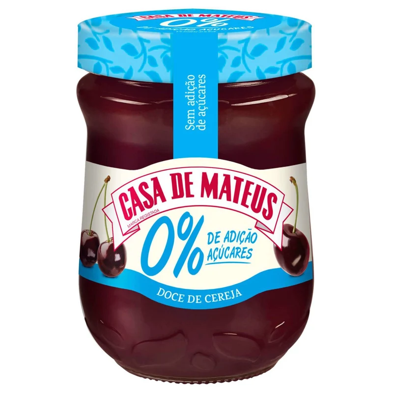 Casa de Mateus No Added Sugar Cherry Fruit Spread 280g