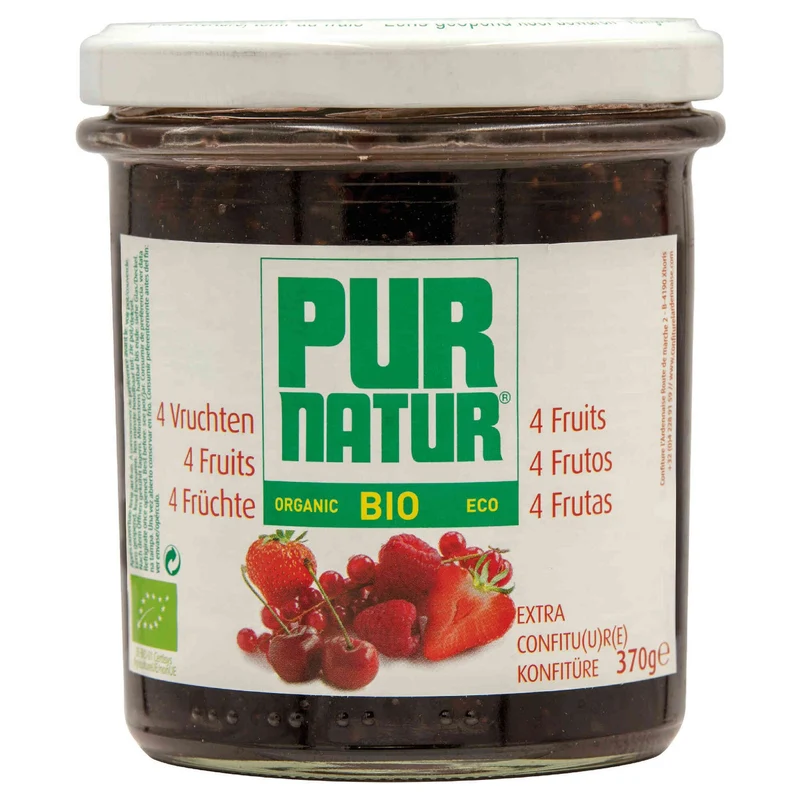 Pur Natur 4 Red Fruits Jam 370g