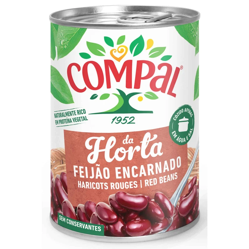 Compal da Horta Cooked Red Beans 410g