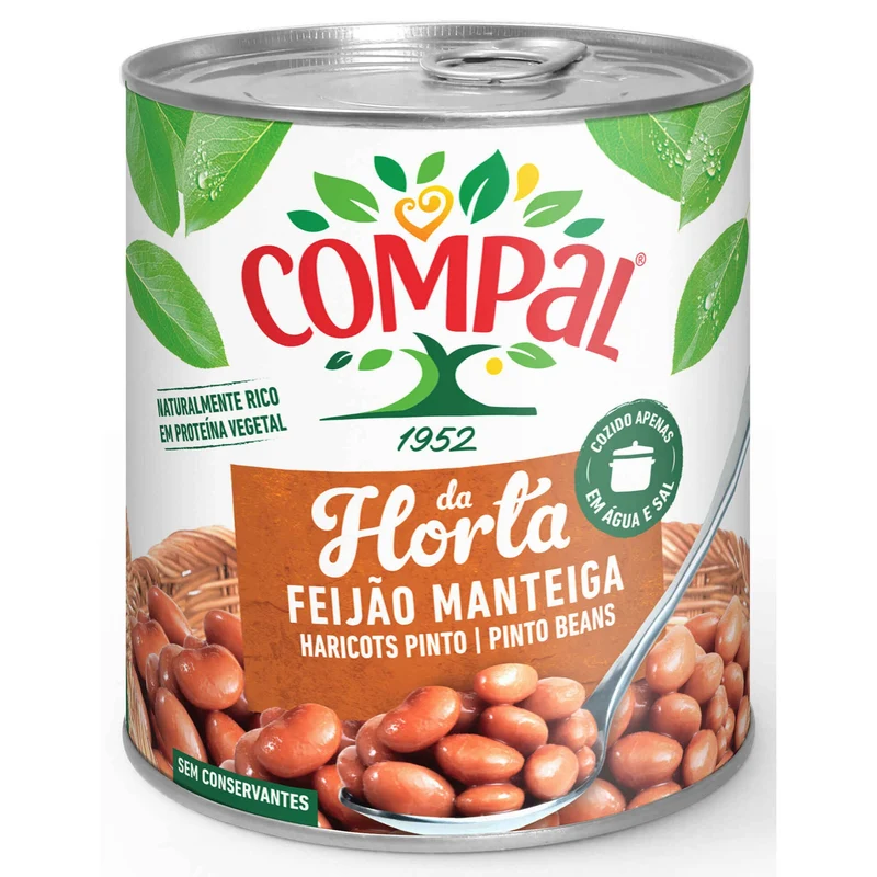 Compal da Horta Cooked Butter Beans 845g