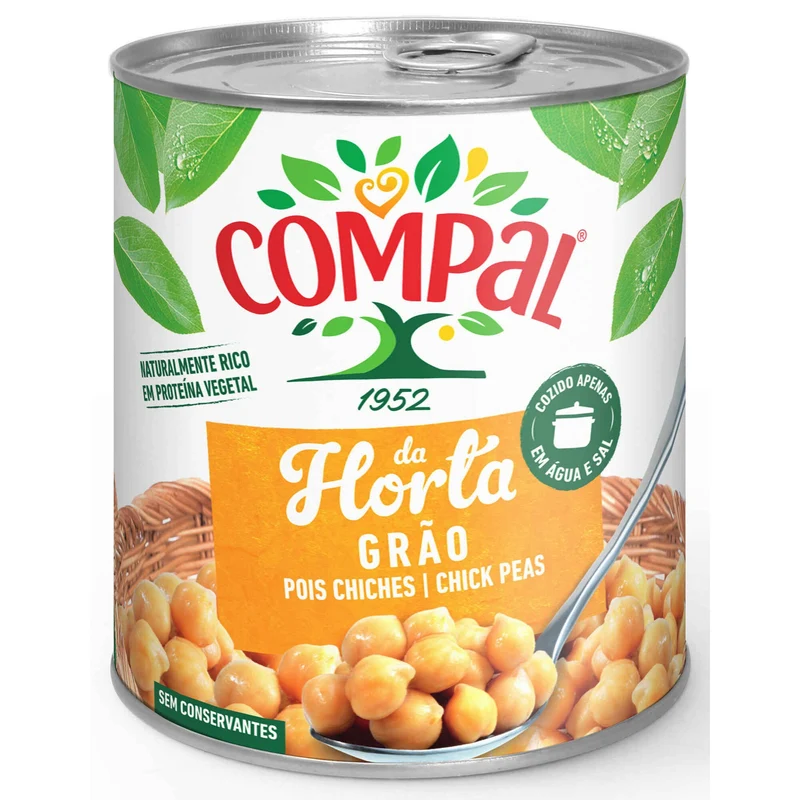 Compal da Horta Cooked Chickpeas 845g