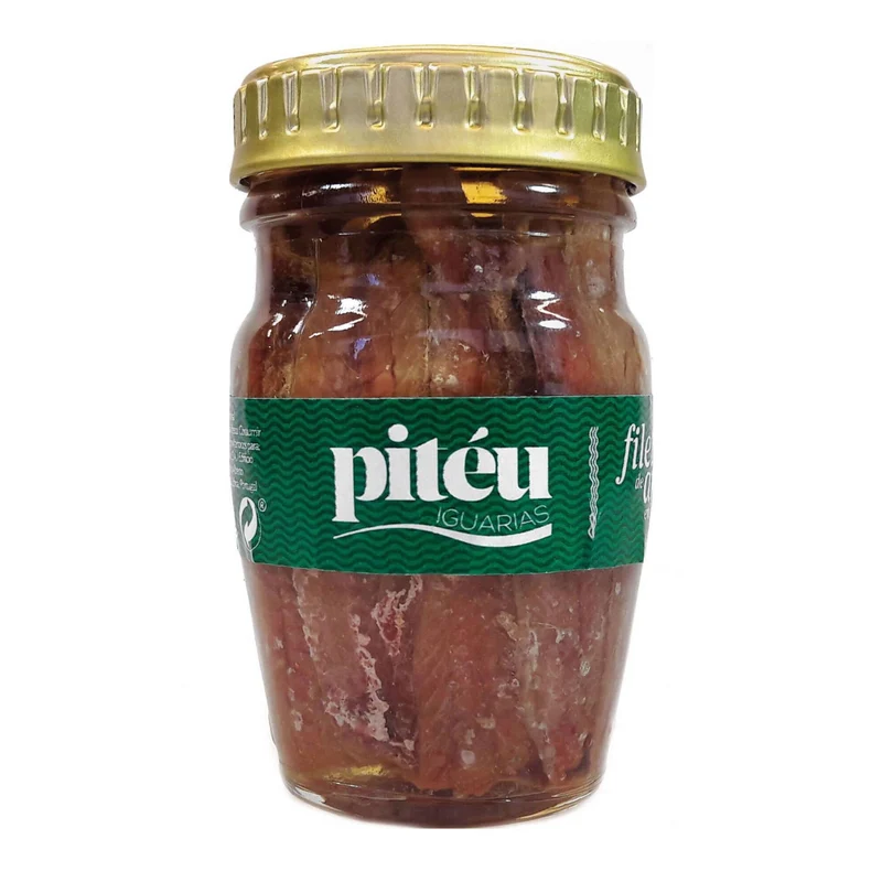 Pitéu Anchovy Fillets in Olive Oil 80g