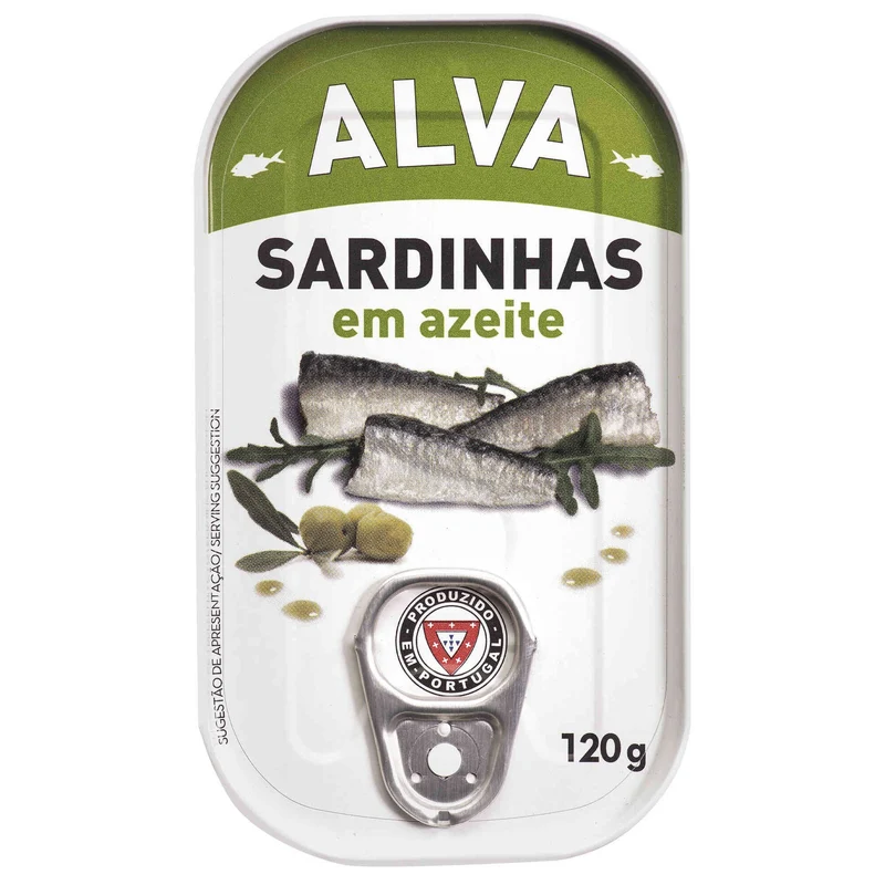 Alva Sardines in Refined Olive Oil 120g
