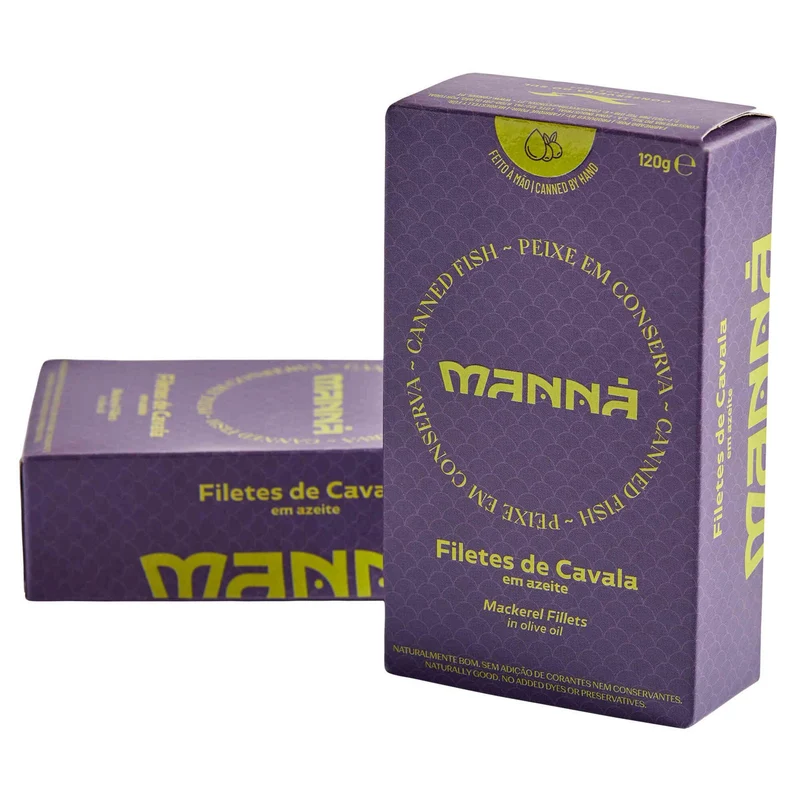 Manná Mackerel Fillets in Olive Oil 120g