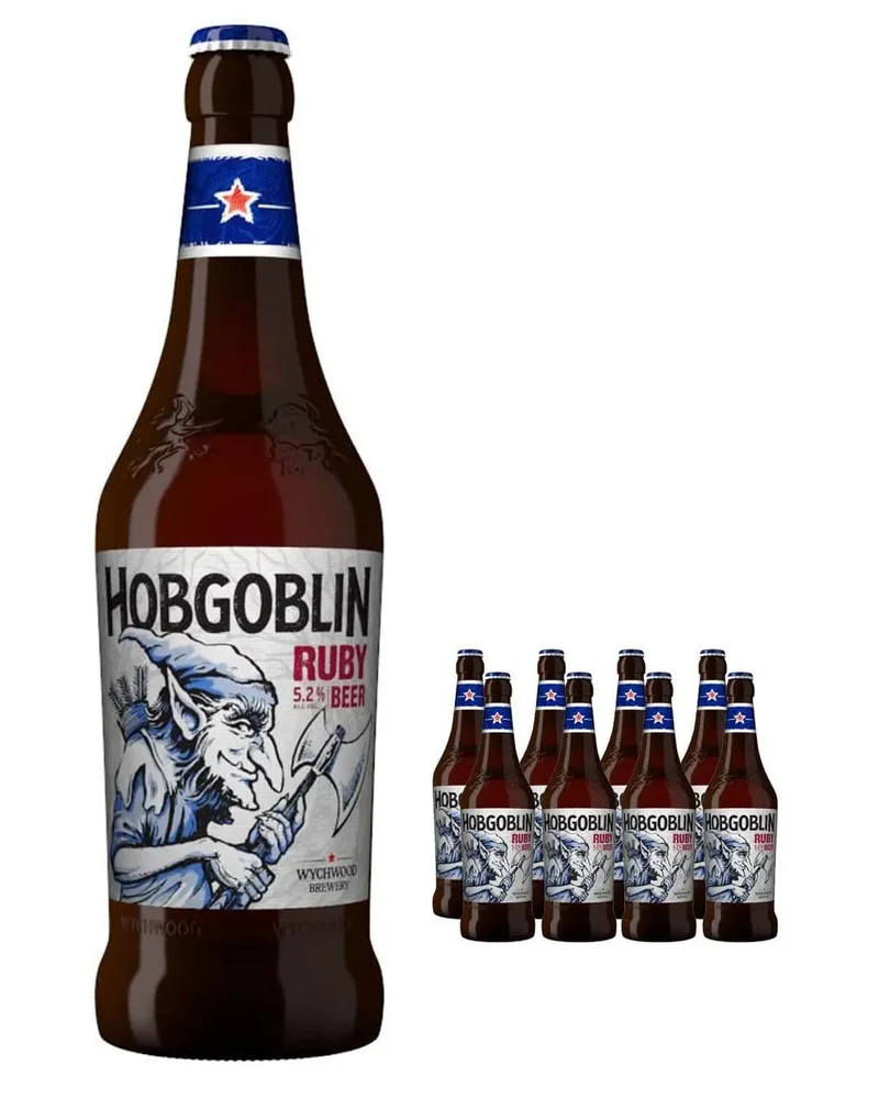 Wychwood Hobgoblin Ruby Beer Bottle Multipack, 8 x 500 ml
