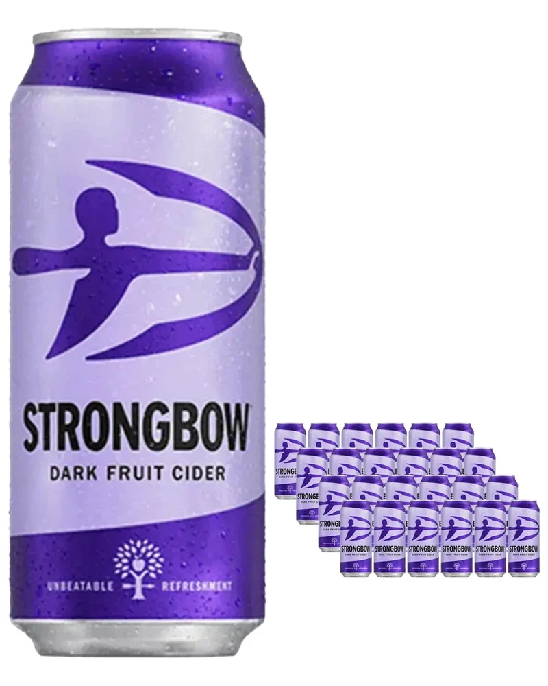 Strongbow Dark Fruits Cider Multipack, 24 x 568 ml