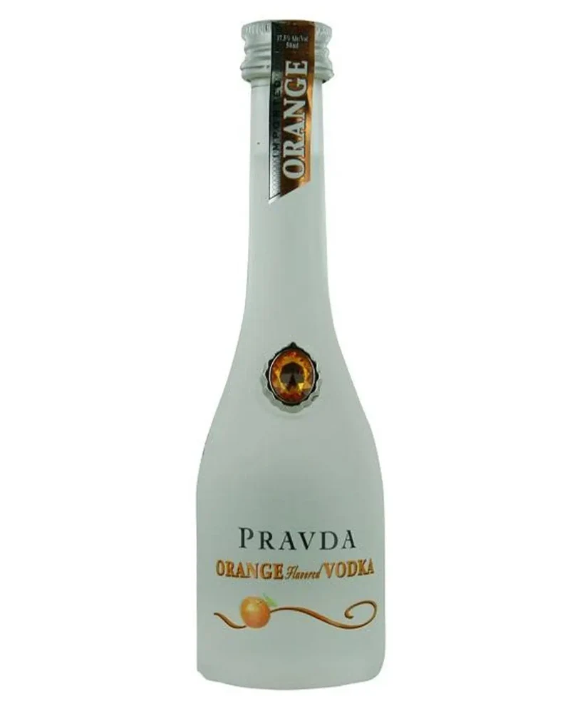 Pravda Ultra Premium Polish Orange Vodka Miniature, 5 cl