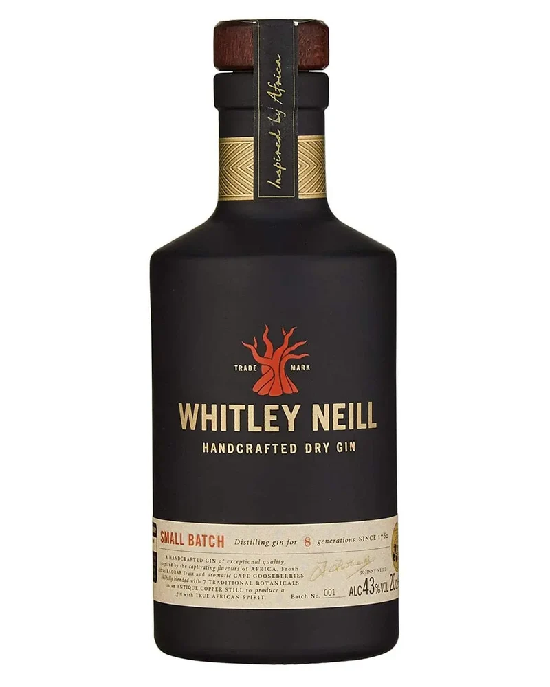 Whitley Neill Handcrafted Dry Gin Small Bottle, 20 cl