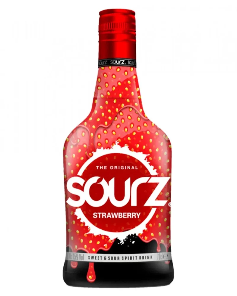 Sourz Strawberry Liqueur, 70 cl