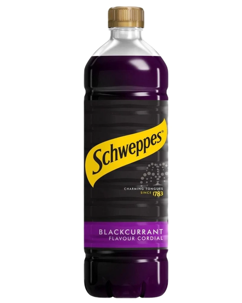Schweppes Blackcurrant Cordial, 1 L