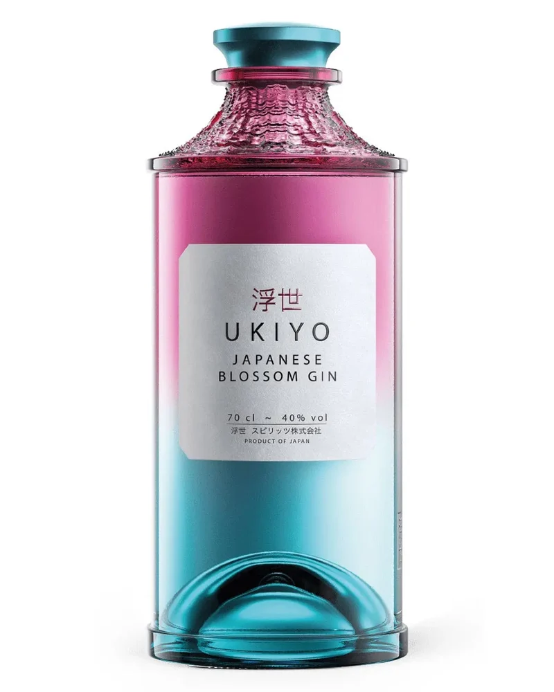 Ukiyo Blossom Japanese Gin, 70 cl