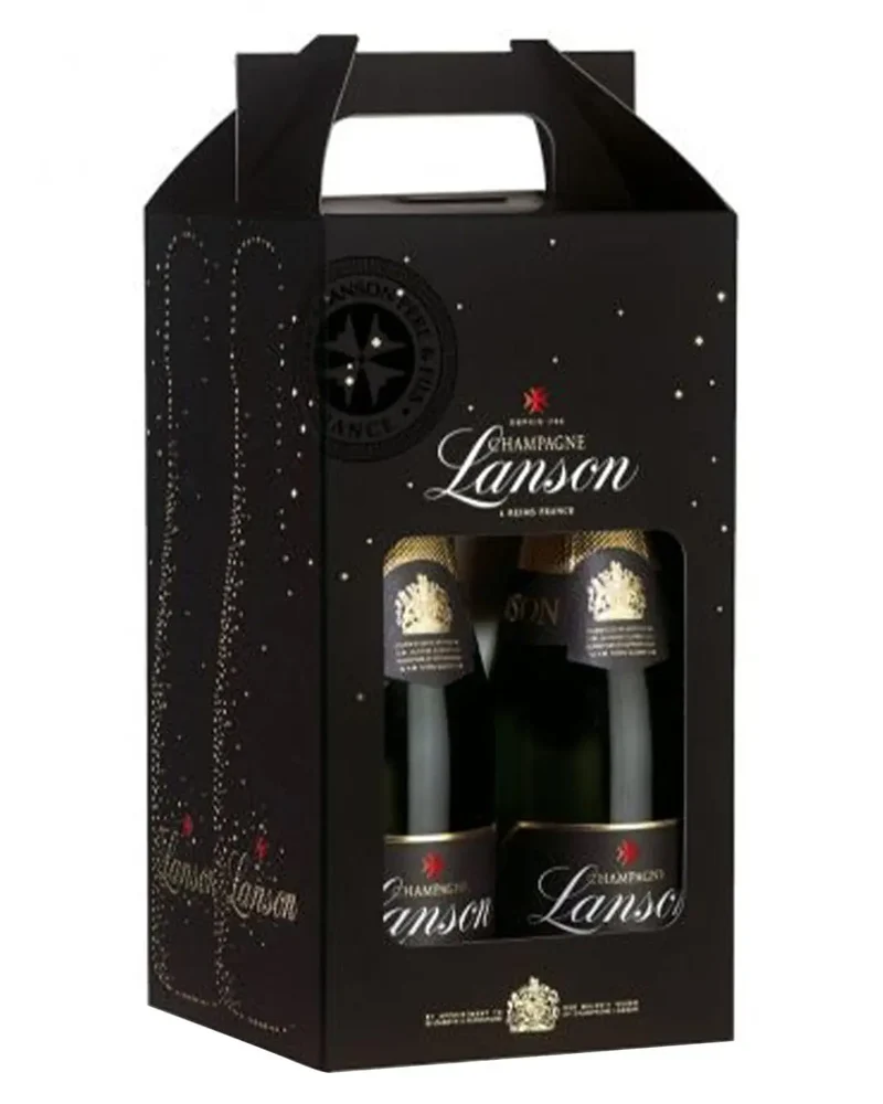 Lanson Black Label Mini 4 pack Gift Box, 4 x 20 cl