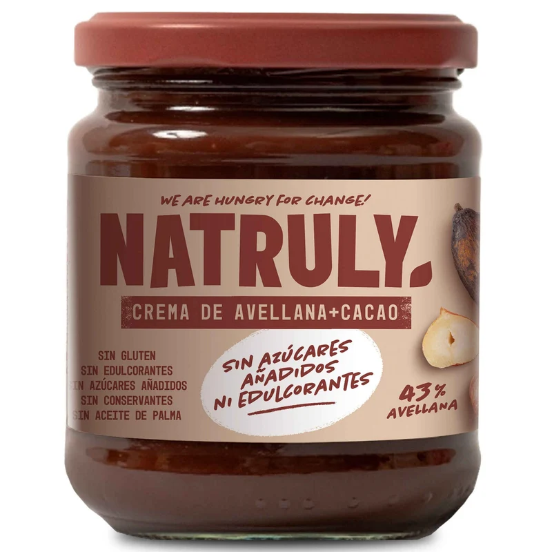 Natruly Hazelnut and Cocoa Cream 285g