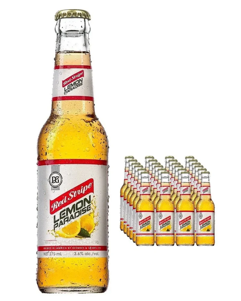 Red Stripe Lemon Paradise Premium Lager Multipack, 24 x 275 ml