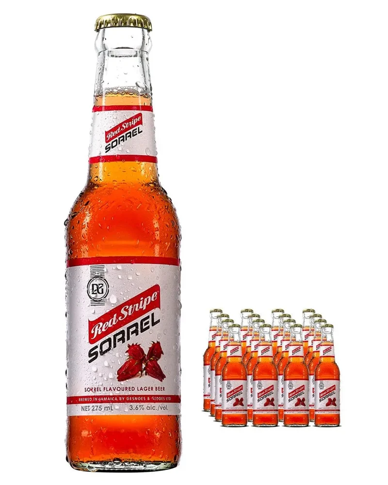 Red Stripe Sorrel Premium Lager Multipack, 24 x 275 ml