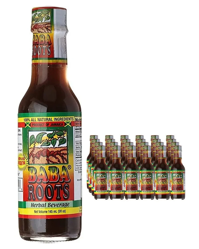 Baba Roots Jamaican Tonic Wine Multipack, 24 x 142 ml