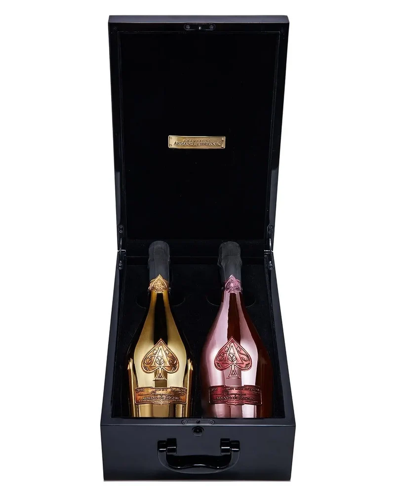 Armand de Brignac Brut Rosé & Brut Gold Gift Set, 2 x 75 cl