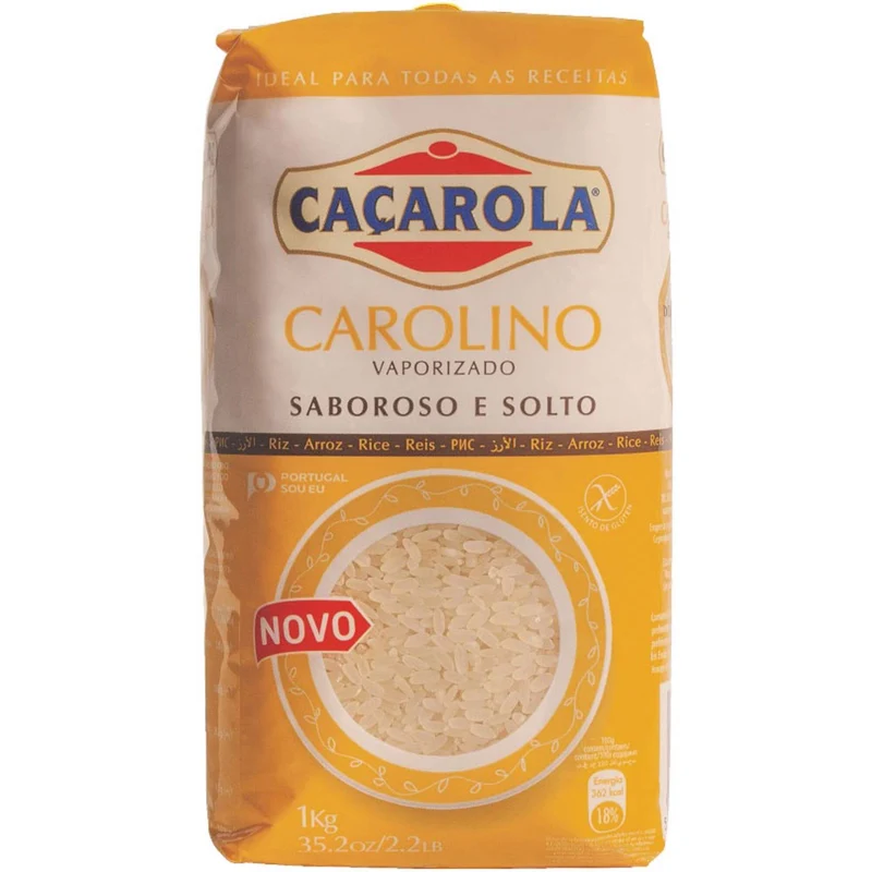Caçarola Parboiled Carolino Rice 1kg