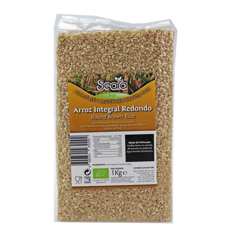 Seara Organic Long Grain Brown Rice 1kg