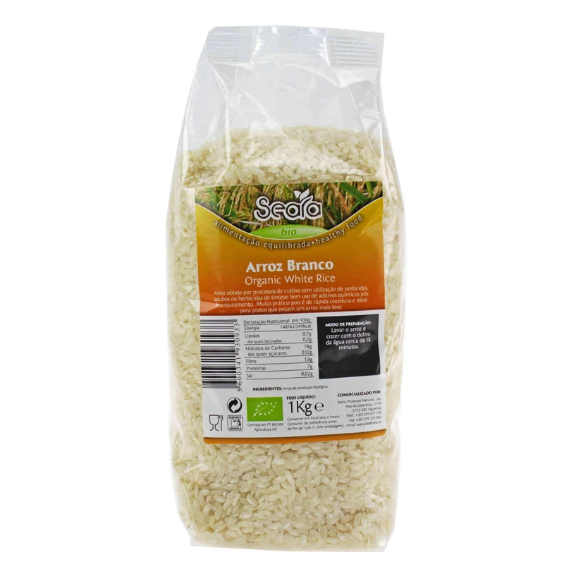 Seara Organic White Rice 1kg
