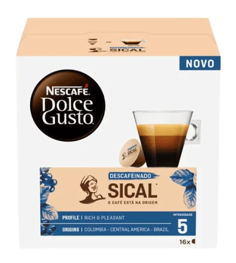 Nescafé Dolce Gusto Sical Decaffeinated 16 Coffee Capsules