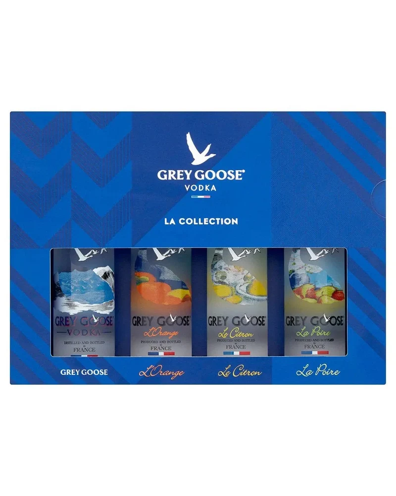 Grey Goose La Collection Vodka Gift Pack, 4 x 5 cl