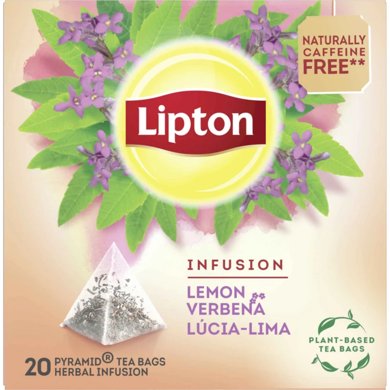 Lipton Lemon Verbena Herbal Infusion 20 Pyramid Tea Bags
