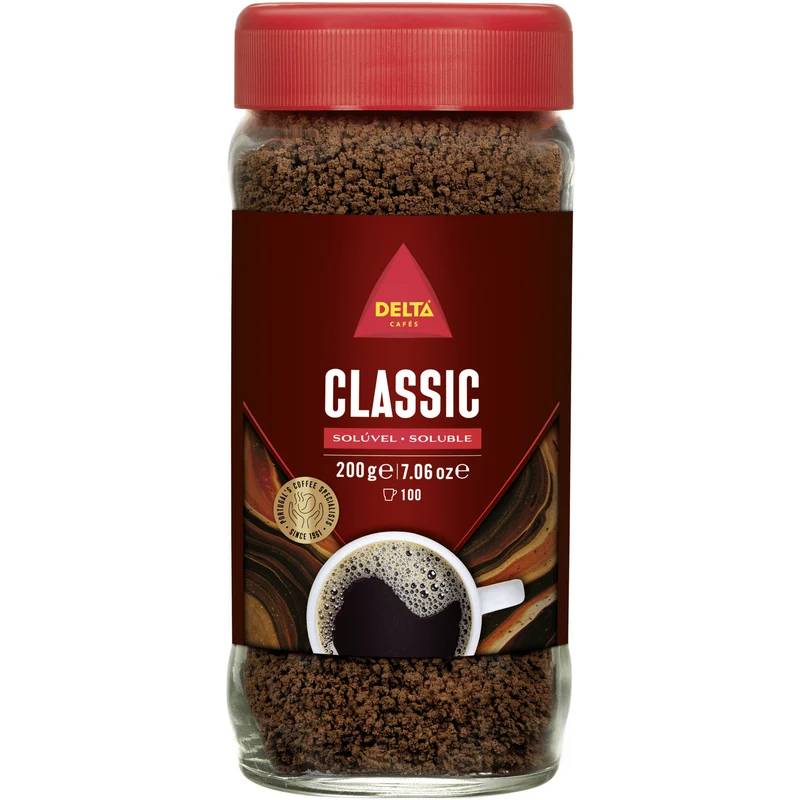 Delta Classic Instant Coffee 200g
